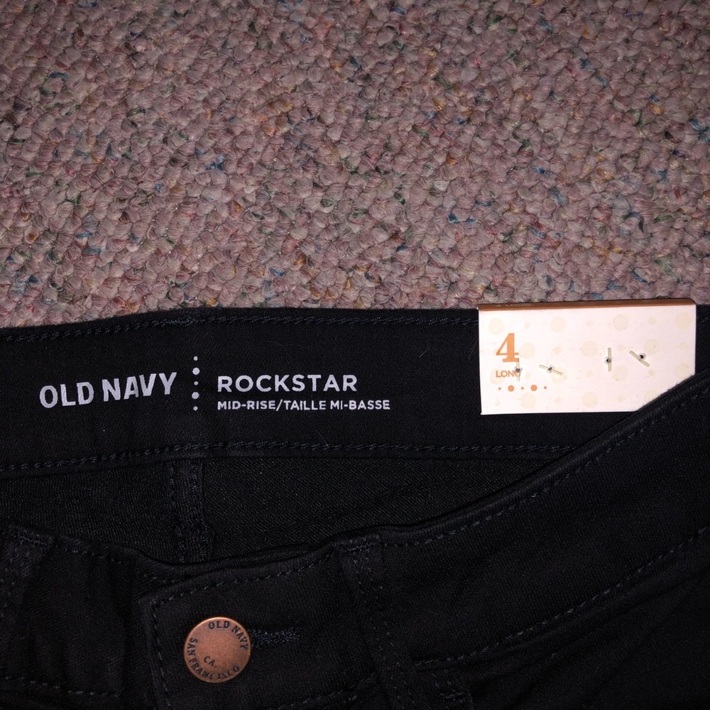 Black Skinny Jeans Women’s 4 Long - Picture 5 of 7